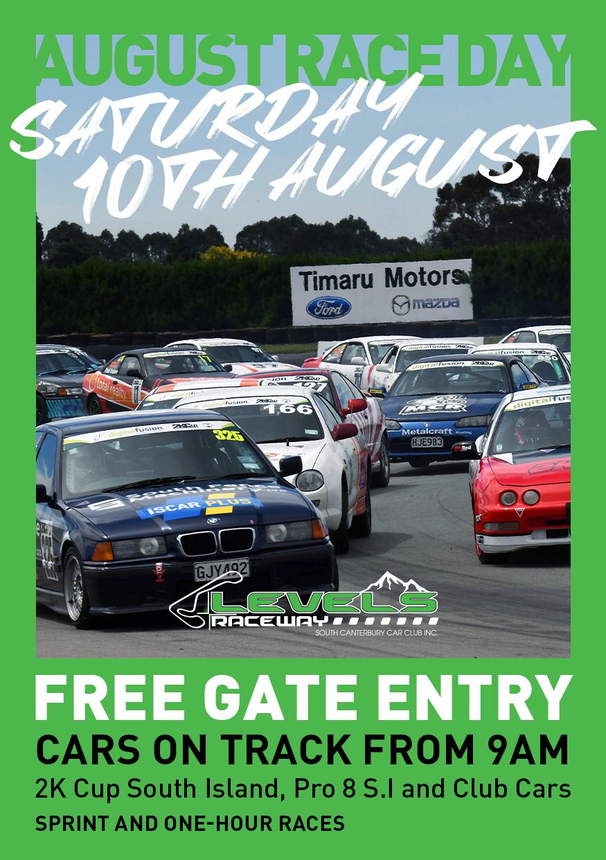 Levels Raceway South Canterbury Car Club
